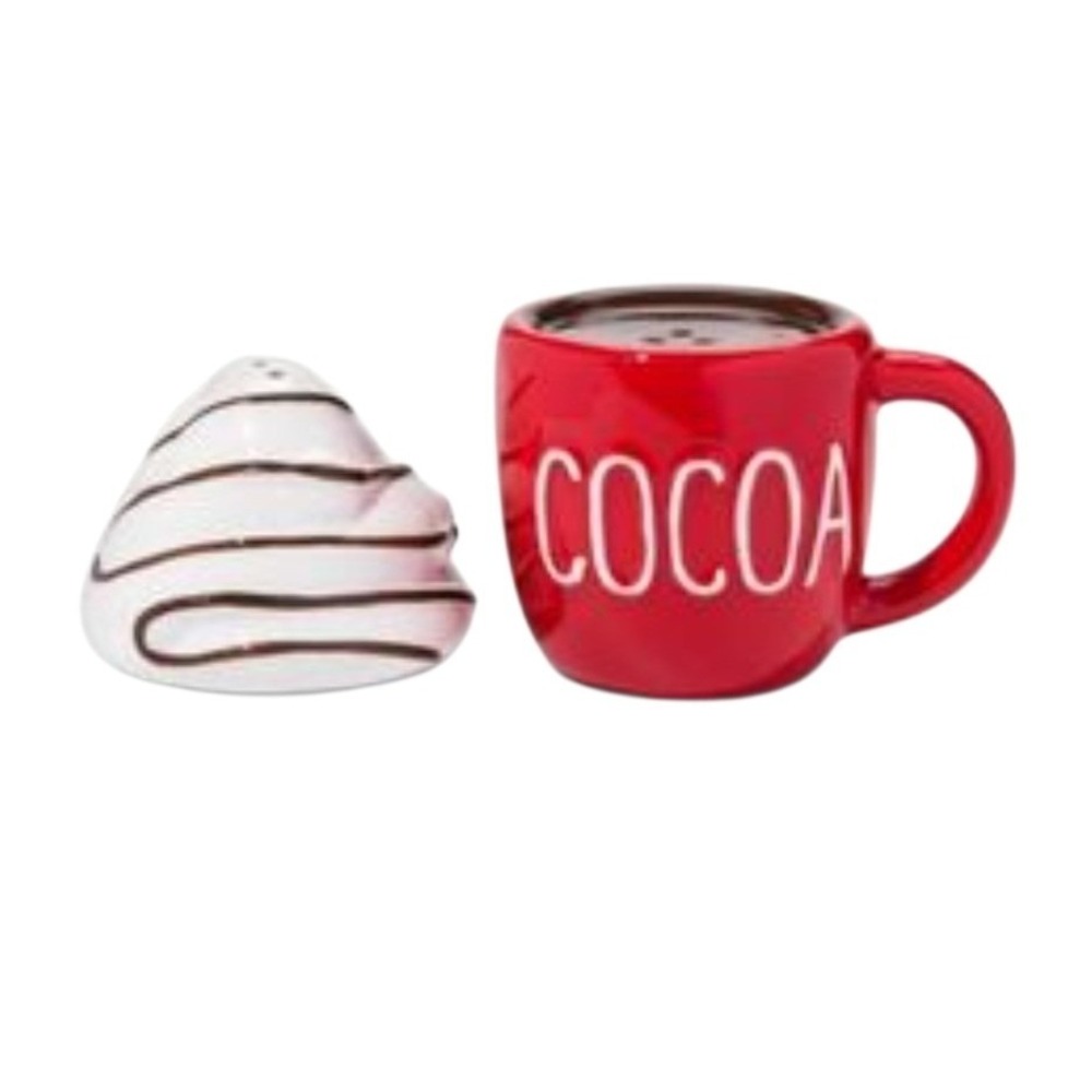 Threshold Hot Cocoa Mug and Whipped Cream Salt and Pepper Shaker Set Christmas